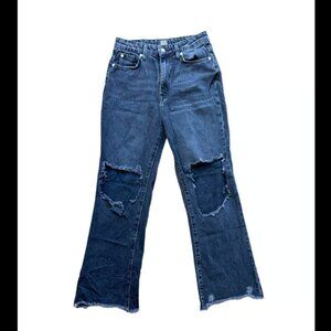 BDG UO black 27 distressed denim jeans bootcut